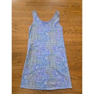 Fresh Produce Floral Print Sleeveless Shift Dress Pockets Size XS Beachy